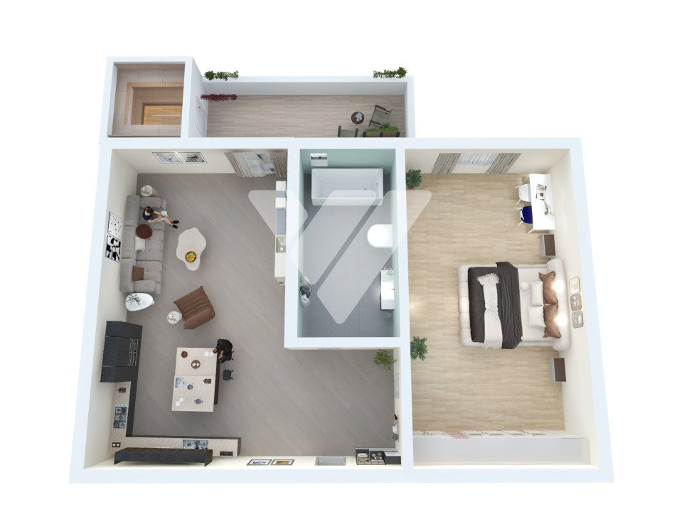 Apartament nou 2 camere etaj 2 LA CHEIE in Sibiu - Lacul lui Binder