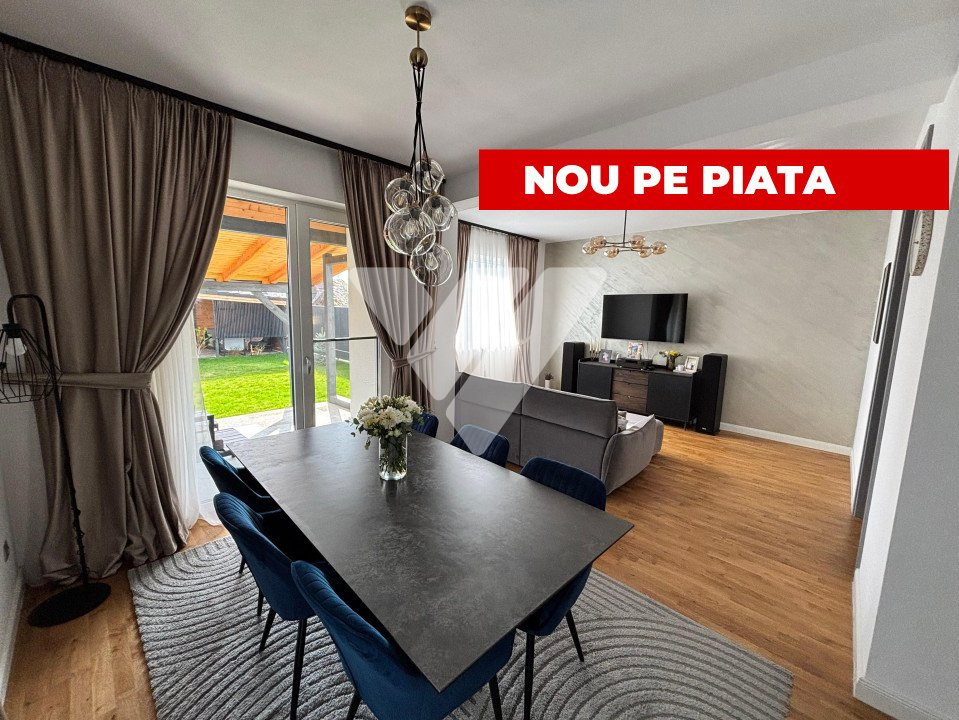 Casa de lux cu panouri solare și curte generoasa – Cristian, Sibiu
