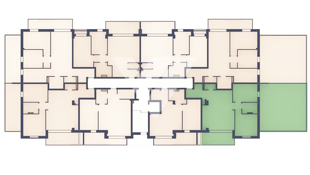  Apartament 3 camere 2 bai si terasa 55 mp la parter in Turnisor Sibiu