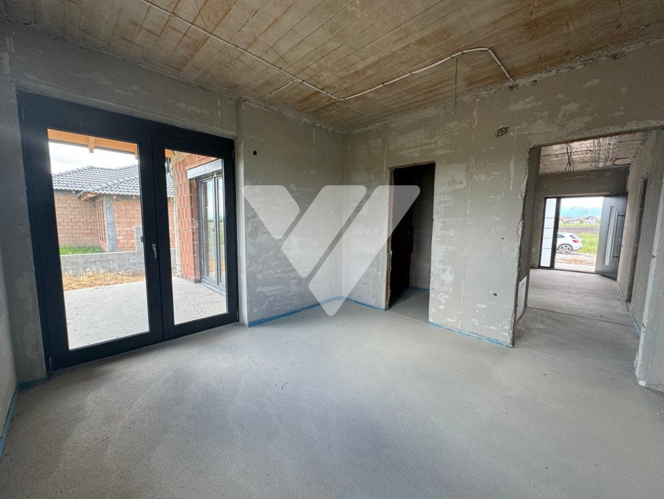 Casa individuala 4 camere 2 bai teren 422 mp Sura Mica Sibiu