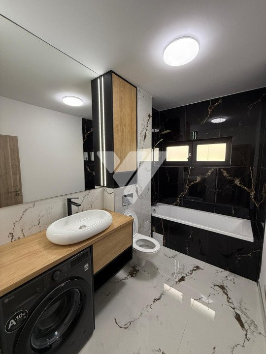 Penthouse modern pe 2 niveluri 2 camere 55 mp mobilat utilat Zona Vest
