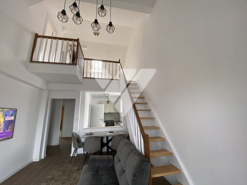 Penthouse de lux 4 camere 107 mp utili de inchiriat - zona Vest Sibiu