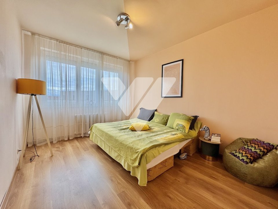 Apartament 3 camere 2 bai decomandat mobilat 65 mp - Aleea Streiu