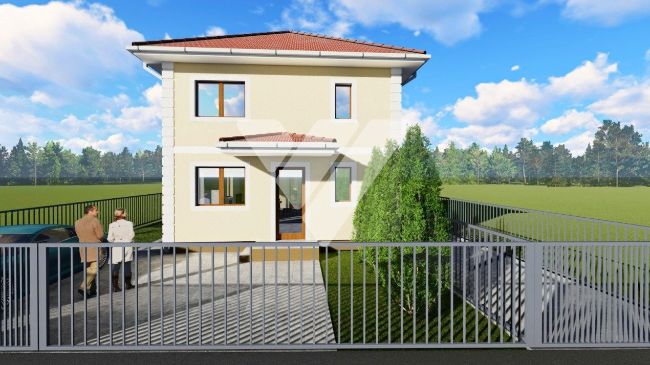 Casa noua individuala 4 camere si teren 250 mp - Selimbar Sibiu