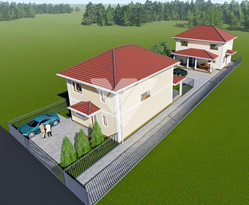 Casa noua individuala 4 camere si teren 250 mp - Selimbar Sibiu
