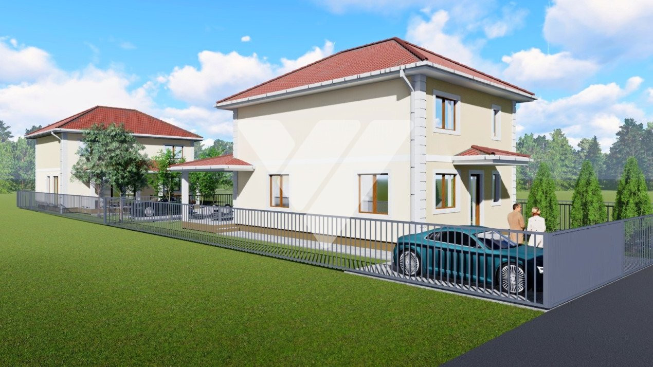 Casa noua individuala 4 camere si teren 420 mp - Selimbar Sibiu