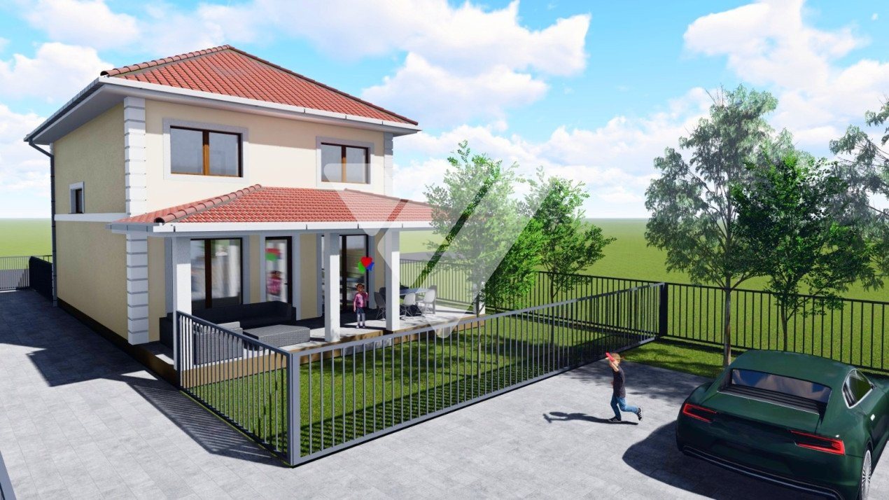 Casa noua individuala 4 camere si teren 420 mp - Selimbar Sibiu