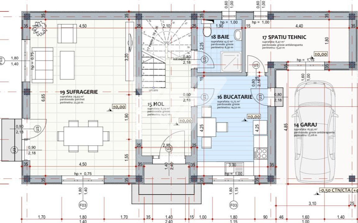 Casa individuala 4 camere garaj si teren 400 mp - Poplaca Sibiu