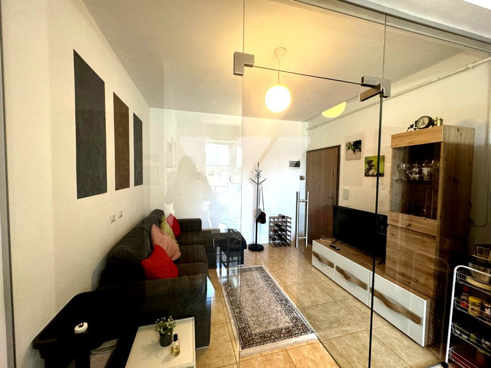 Apartament 3 camere, curte privată, mobilat utilat - Zona Vest Sibiu