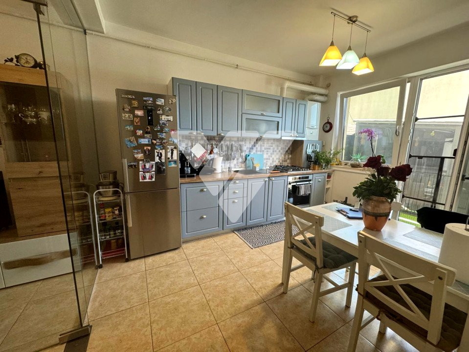 Apartament 3 camere, curte privată, mobilat utilat - Zona Vest Sibiu