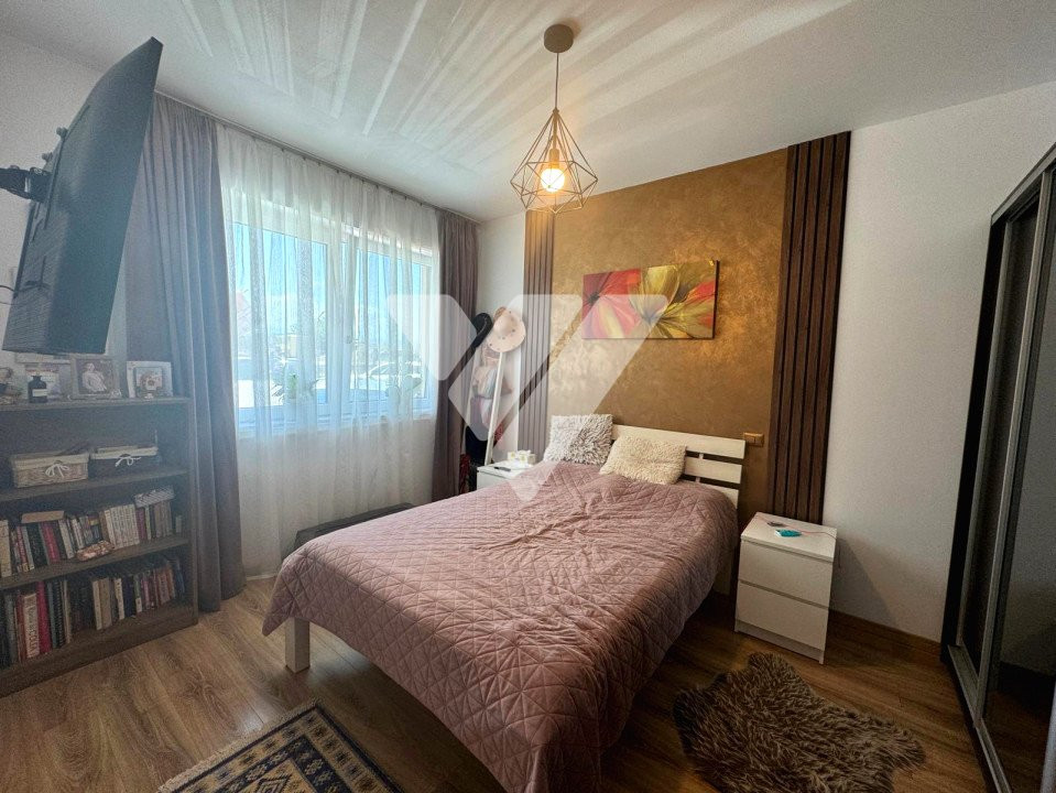 Apartament 3 camere, curte privată, mobilat utilat - Zona Vest Sibiu