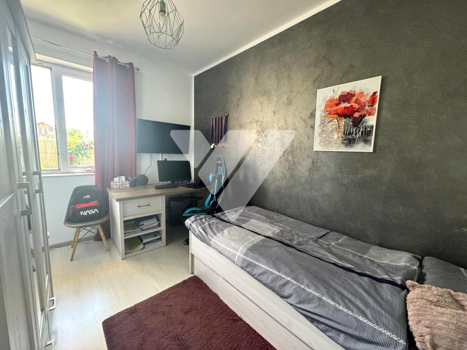 Apartament 3 camere, curte privată, mobilat utilat - Zona Vest Sibiu