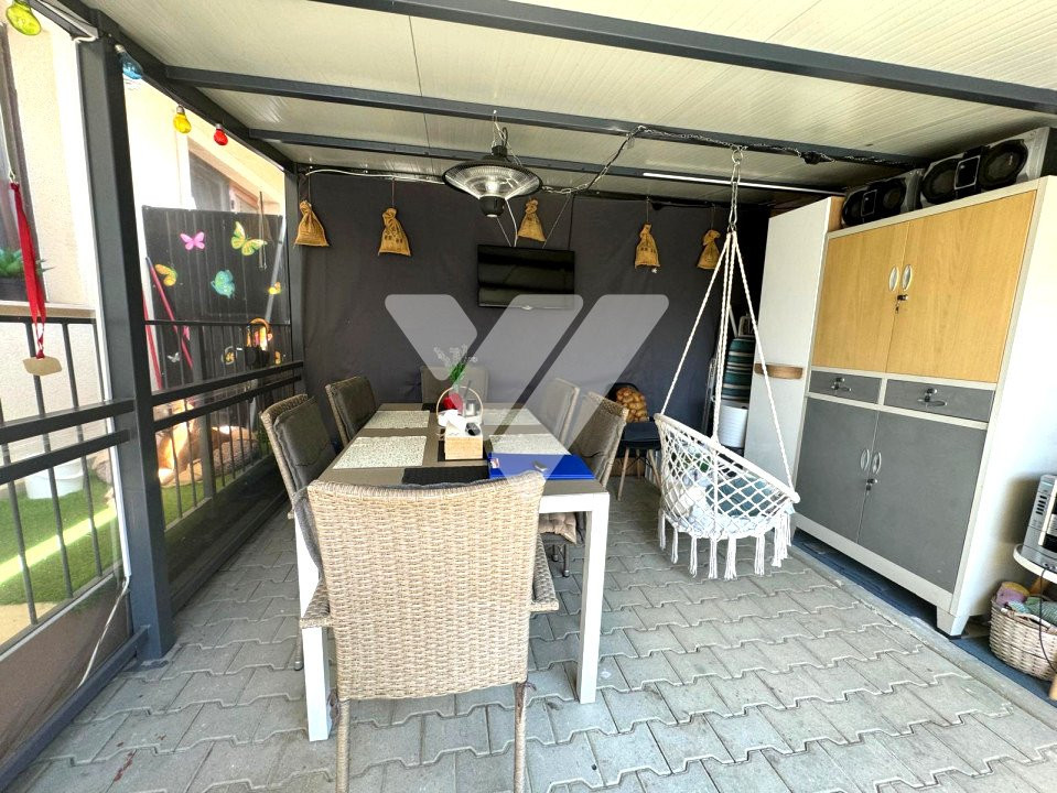 Apartament 3 camere, curte privată, mobilat utilat - Zona Vest Sibiu