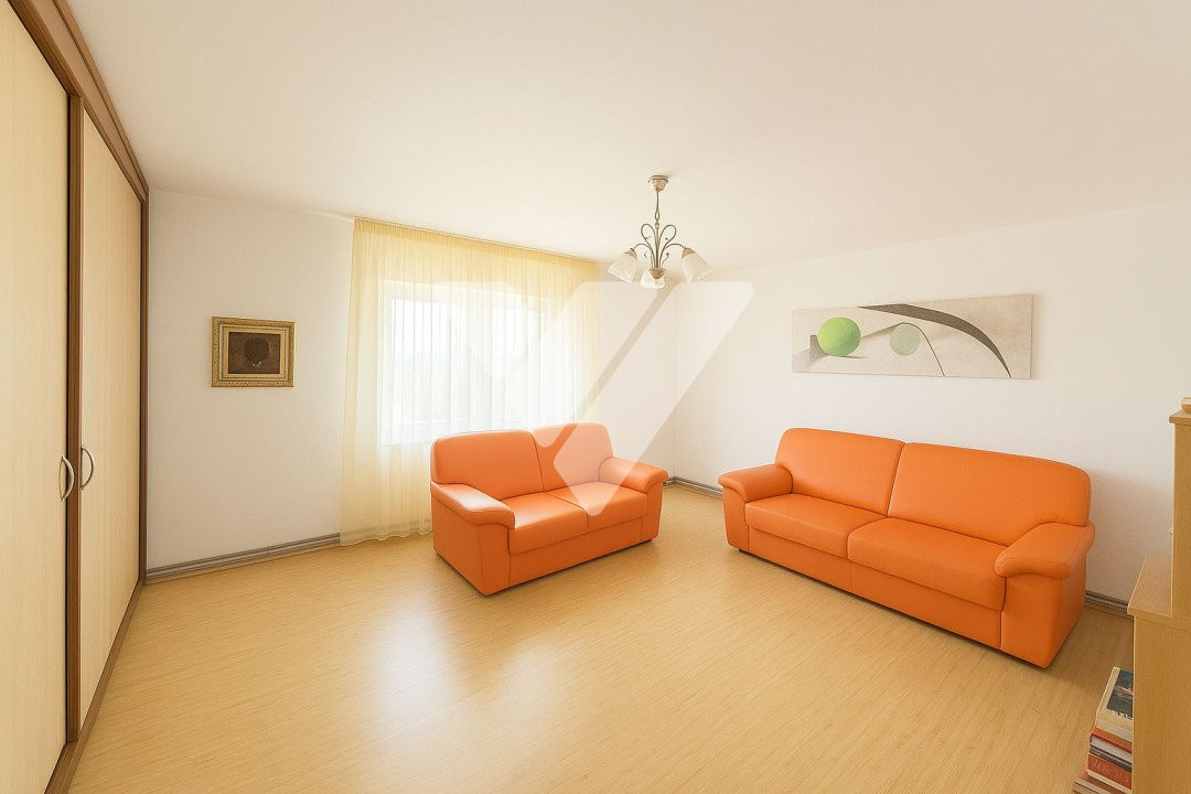 Apartament 3 camere 2 băi 72,9 mp + balcon panoramic  - Terezian Sibiu