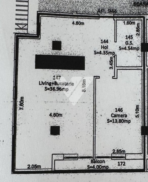 Oferta - Apartament 2 camere mobilat 60 mp si balcon - Doamna Stanca