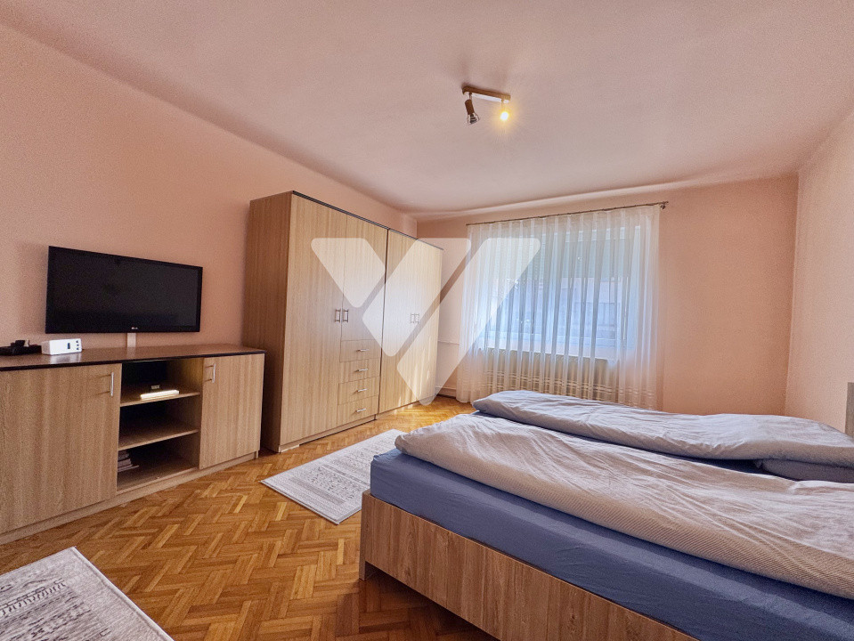 Apartament la casă – 4 camere + demisol util + curte și garaj -Sibiu