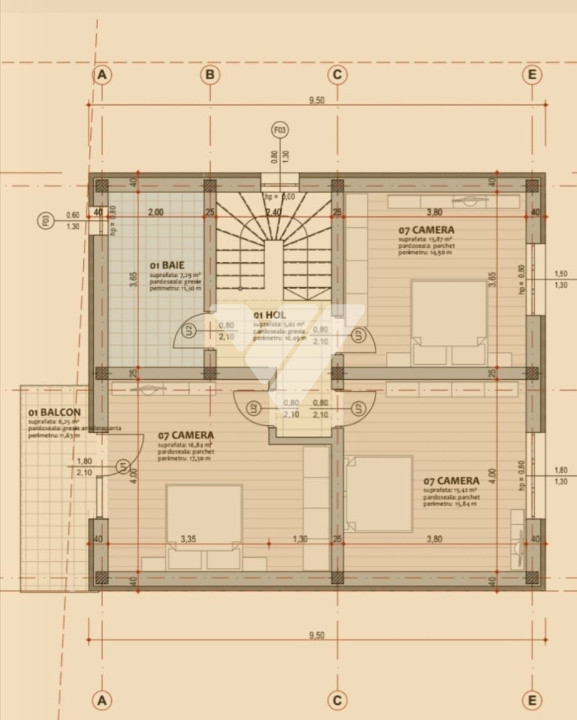 Casa noua inviduala 4 camere 2 bai si teren 290 mp in Cristian Sibiu