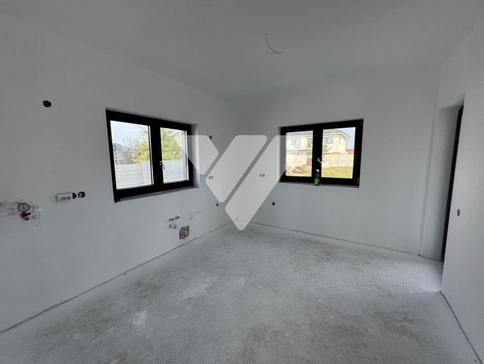 Casa noua inviduala 4 camere 2 bai si teren 290 mp in Cristian Sibiu