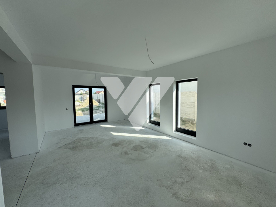 Casa noua inviduala 4 camere 2 bai si teren 290 mp in Cristian Sibiu