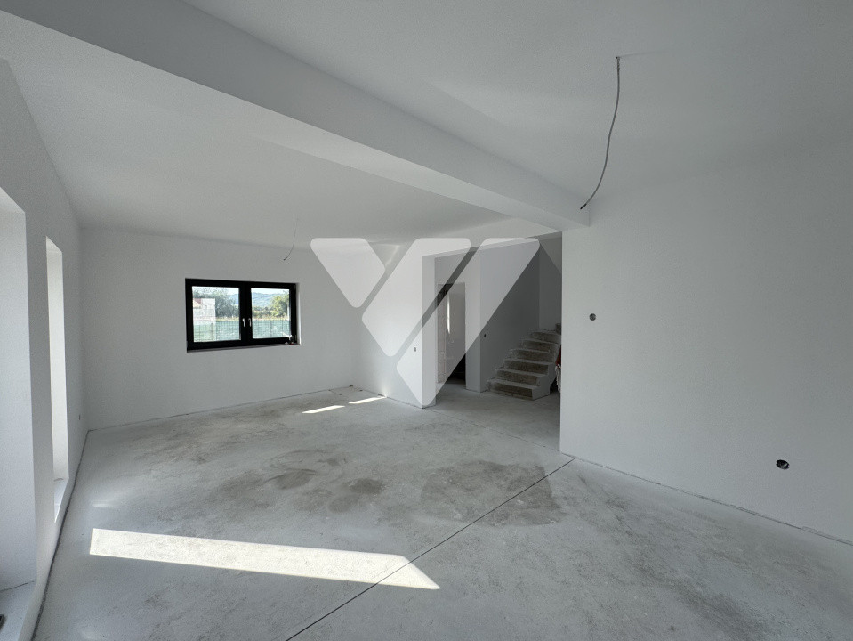 Casa noua inviduala 4 camere 2 bai si teren 290 mp in Cristian Sibiu