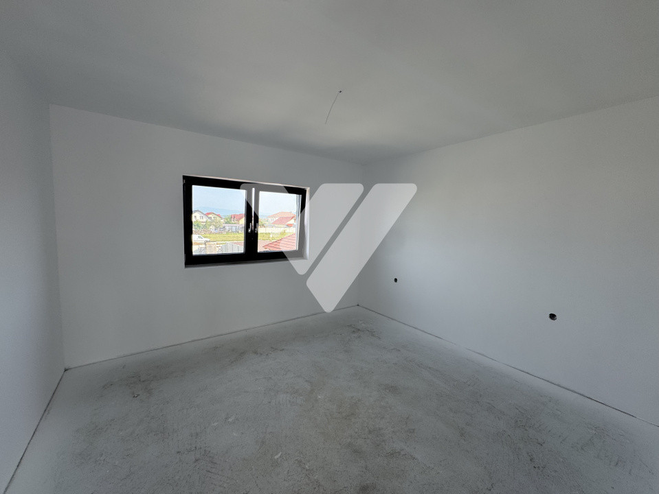Casa noua inviduala 4 camere 2 bai si teren 290 mp in Cristian Sibiu
