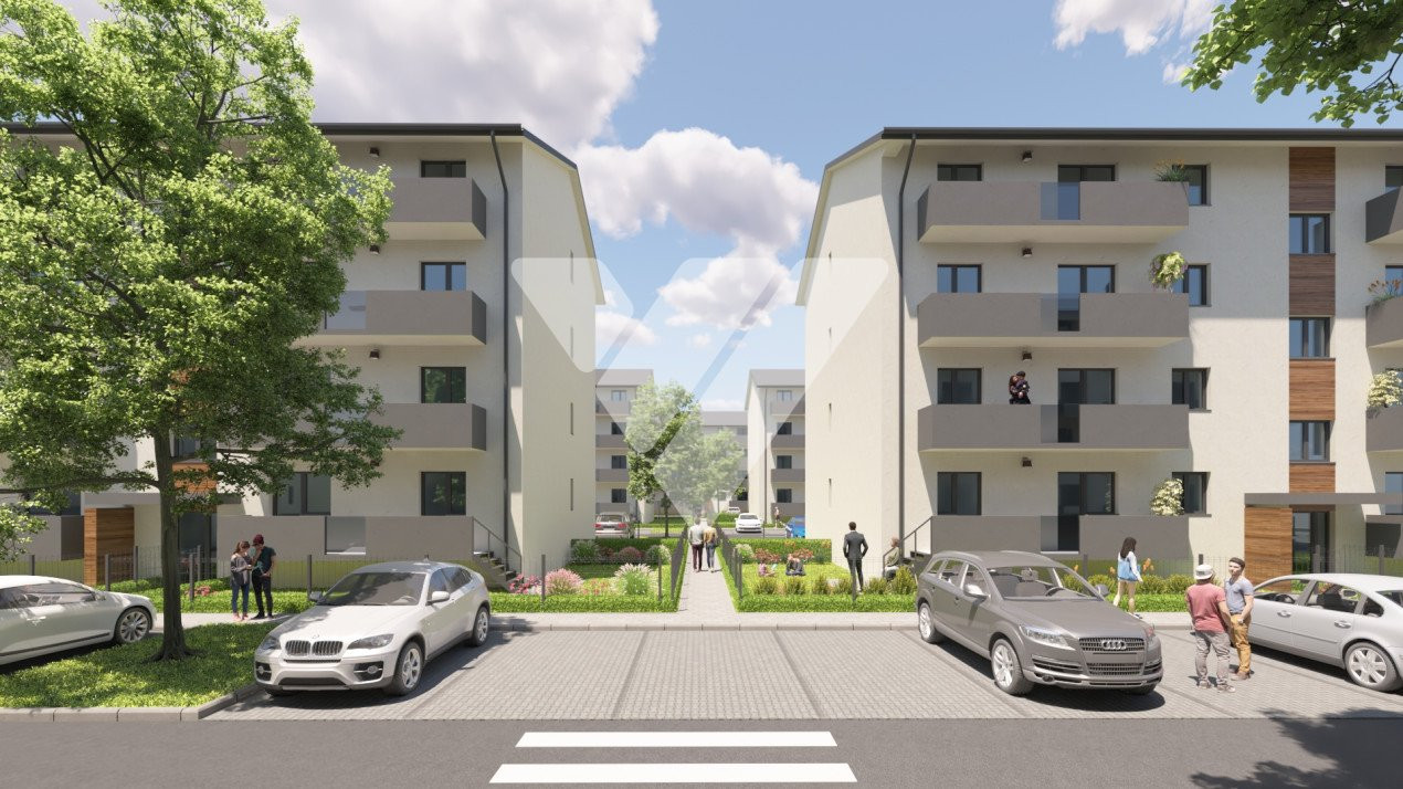Apartament nou 2 camere 56 mp etaj 1  - Zona Rahovei/ Doamna Stanca